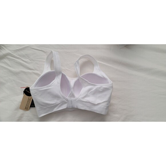 Truekind Womens Sz 2XL Daily Comfort Wireless Shaper Bra w/ Extender White 10022 - Picture 5 of 13